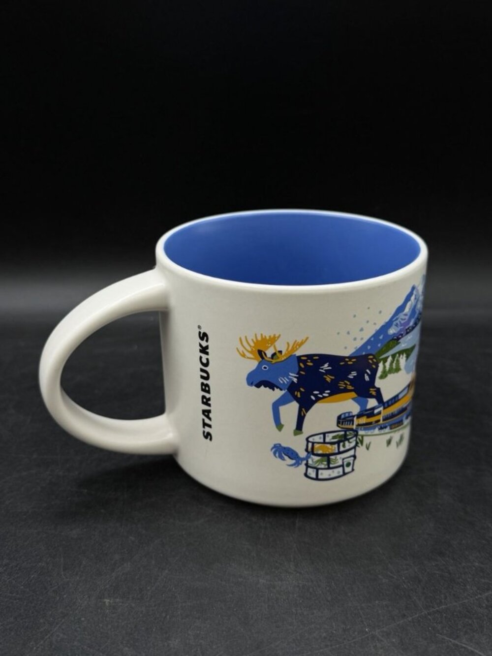 2024 Starbucks Discovery Series Alaska Mug 14oz Igloo Sea Plane Moose Eagle